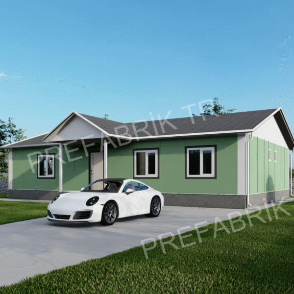 Çelik Ev 141 m2  Verandalı - PT913