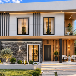 226 m2 hafif çelik ev tek katli hobi koy evleri villa