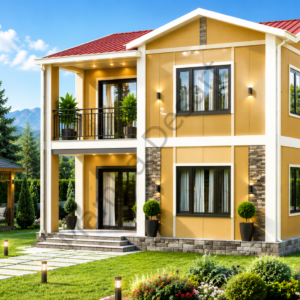 iki katli dubleks prefabrik ev modelleri 82 m2 2 1 fiyati ankara